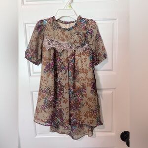 Bonnie Jean toddler girl dress, size 4t new tags